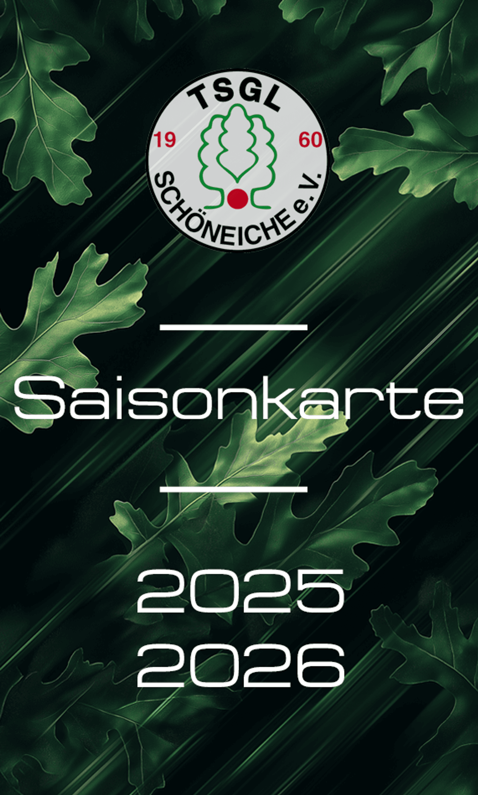 Vorderseite der Saisonkarte